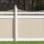 Lee Fence Bradford w Contemporary Concave Picket Topper